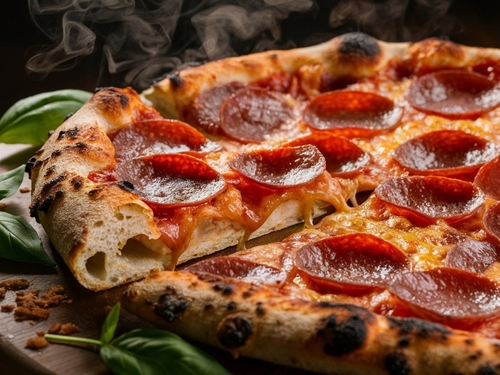 O que é uma pizza de fermentação natural?