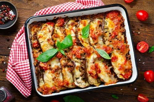 Berinjela Recheada Gratinada