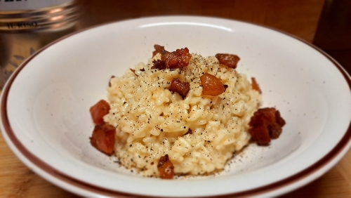 Risoto à Carbonara
