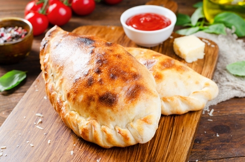 Calzone tradicional italiano