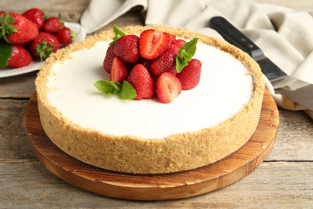 Cheesecake de morango