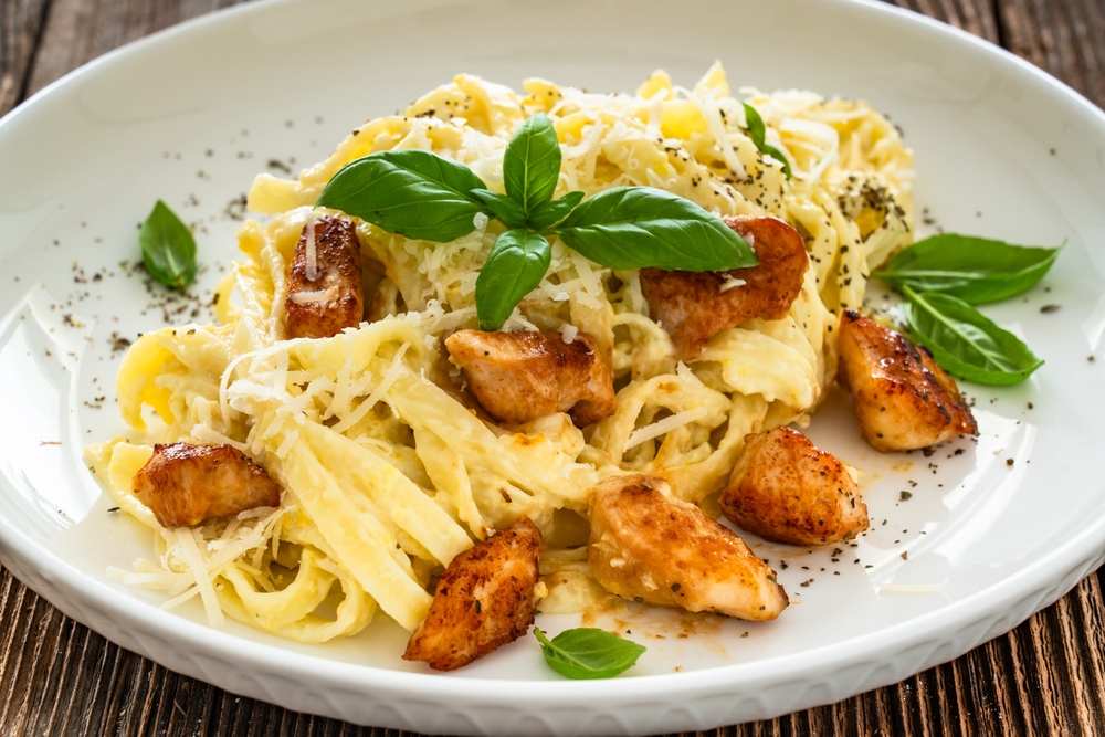 Macarronada de frango