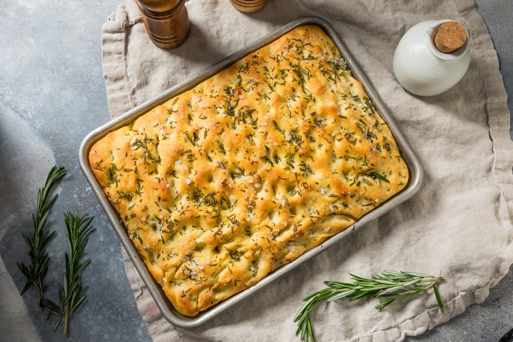 Qual a diferença entre focaccia e ciabatta?