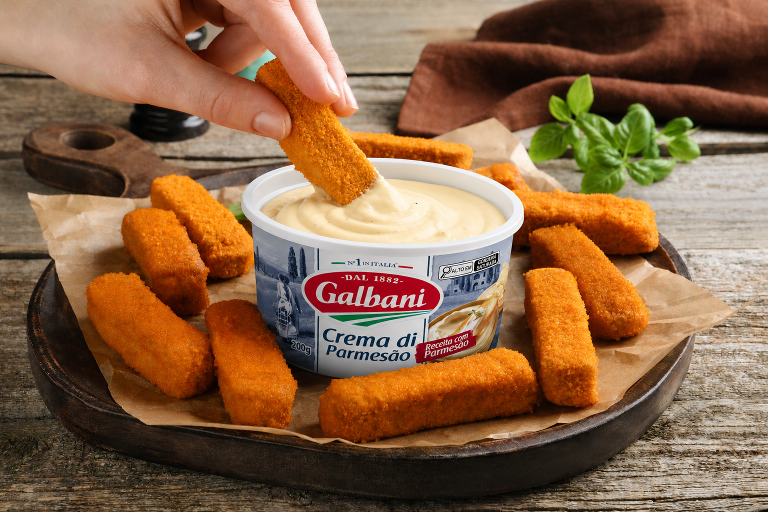A inovação dos acompanhamentos cremosos: Galbani apresenta a nova linha Crema di Queijos